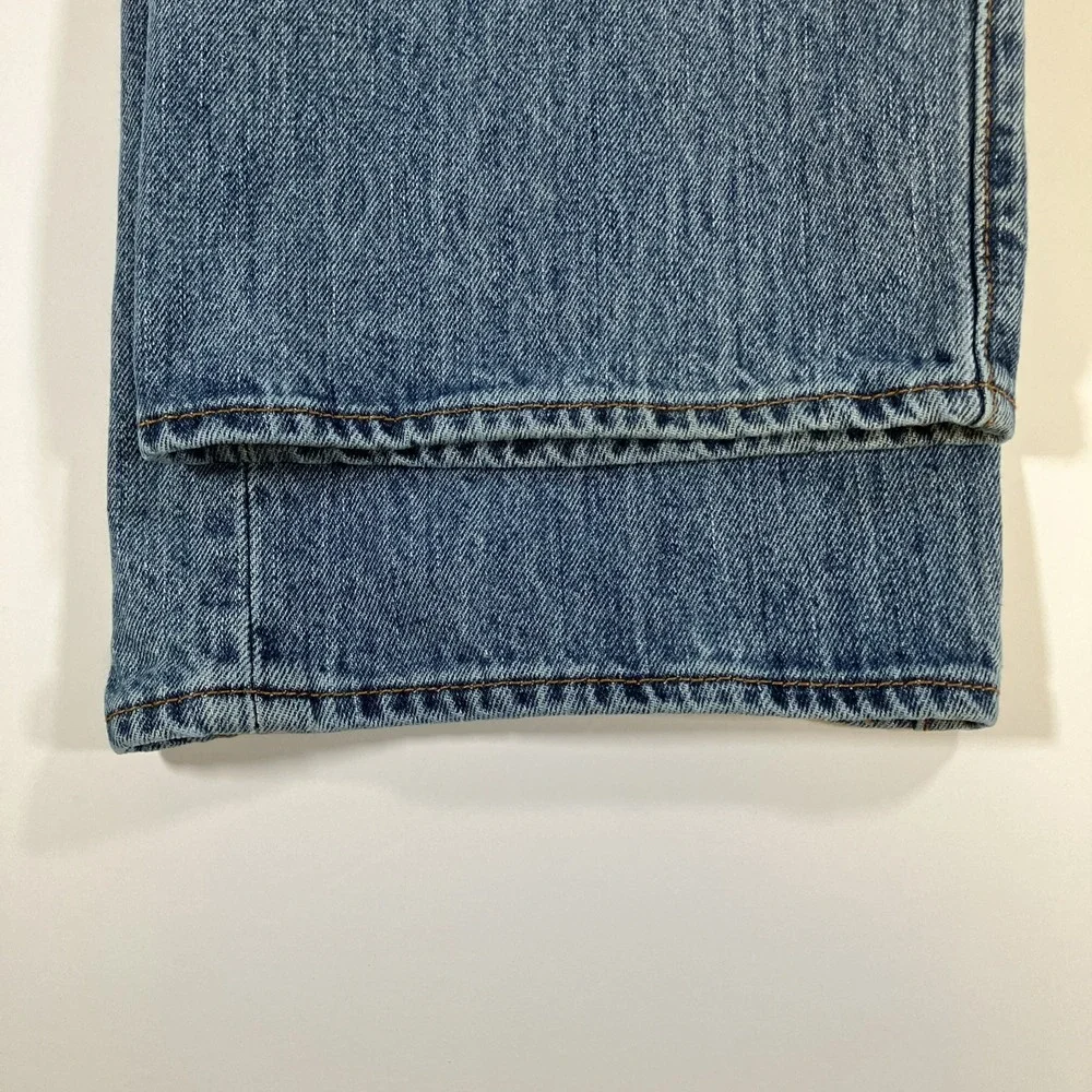 Levis 501 Original Jeans Mens 40x30 Medium Wash Button Fly Denim Cotton